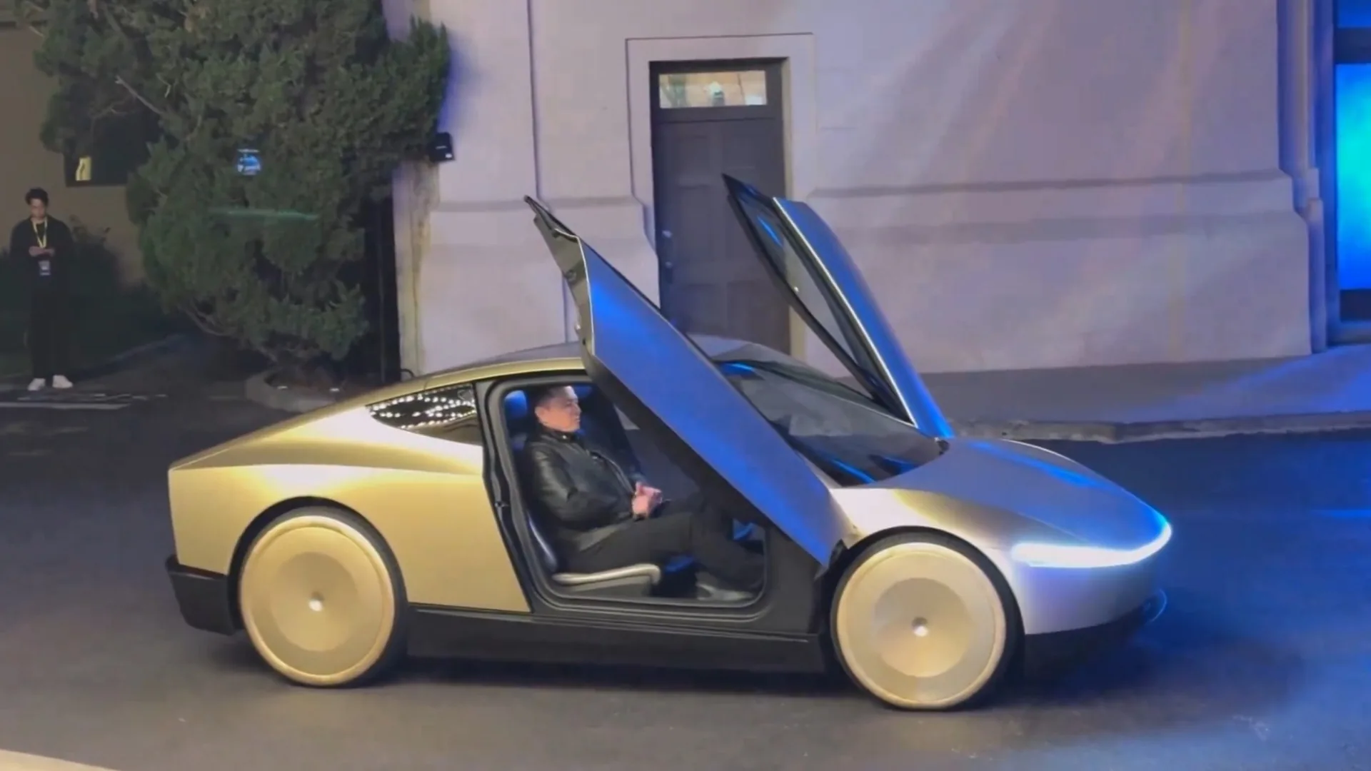 Tesla Cybercab autonomous robotaxi vehicle